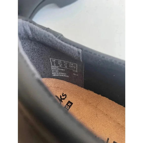 NEW Clarks Genette Vista Shoes‎ Black Leather Buckle Bootie Zipper Size 9.5 - Picture 8 of 8